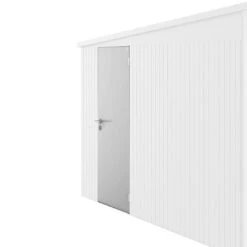 Biohort HighLine/AvantGarde/Panorama ZusatztĂŒr 185x79cm Silber-Metallic