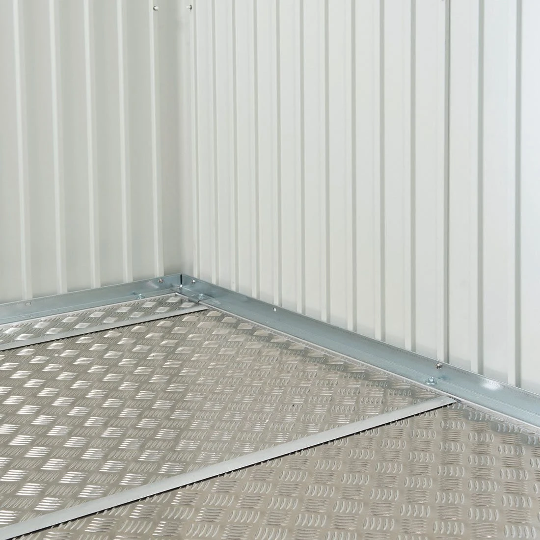 Biohort Neo GerÀtehaus Bodenplatte Silber-Metallic