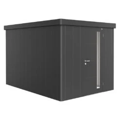 Biohort Neo Gerätehaus Standardtür Dunkelgrau-Metallic