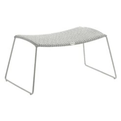 Cane-Line Breeze Hocker Stahl/Geflecht White Grey