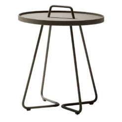 Cane-Line On-the-move Beistelltisch Ă44x54 Cm Aluminium Taupe