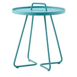 Cane-Line On-the-move Beistelltisch Ă44x54 Cm Aluminium Aqua