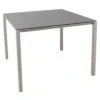 Cane-Line Pure Gartentisch 100x100cm Aluminium/Keramik Taupe/Basalt