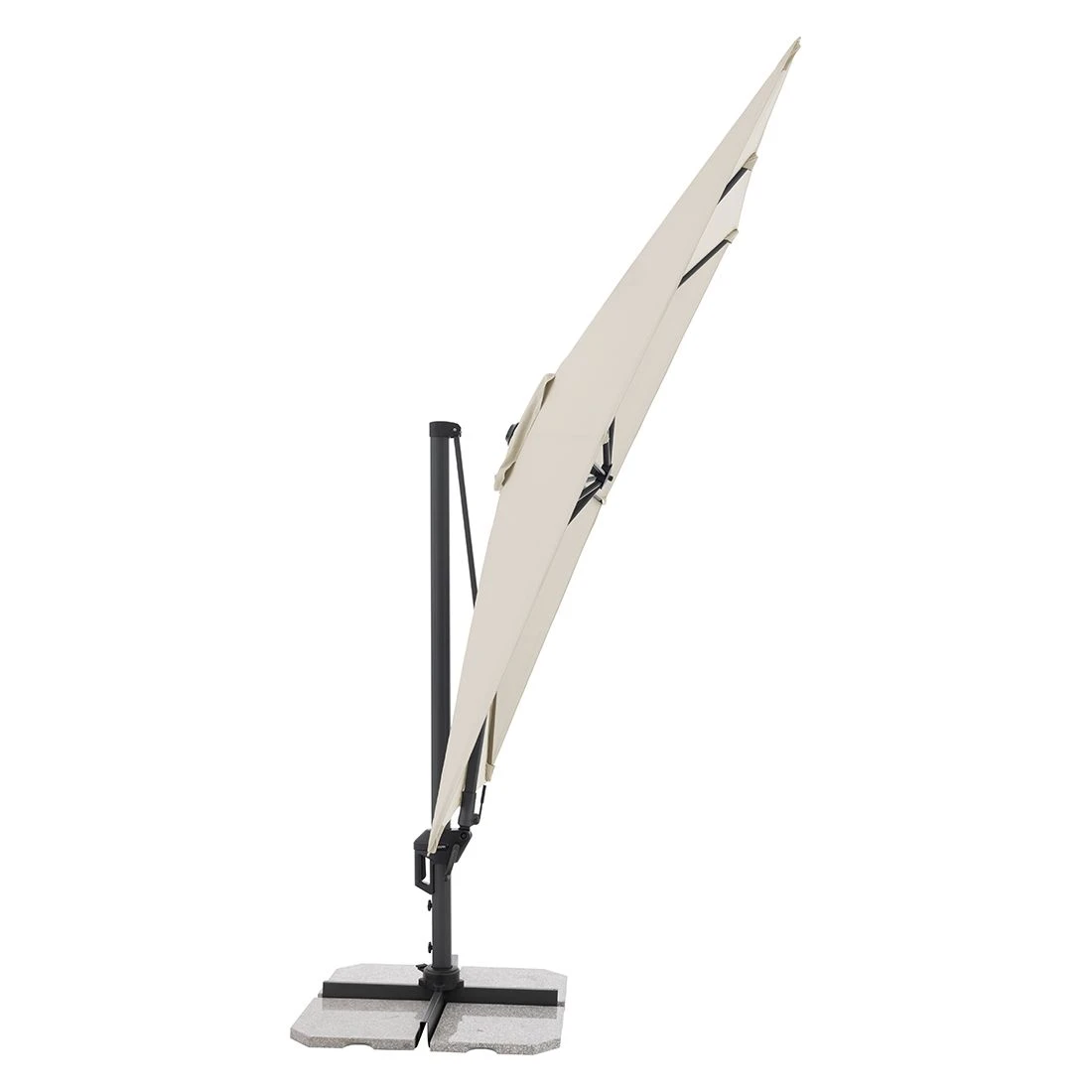 Doppler Active Green Edition Ampelschirm 310x210cm Natur â Bild 2