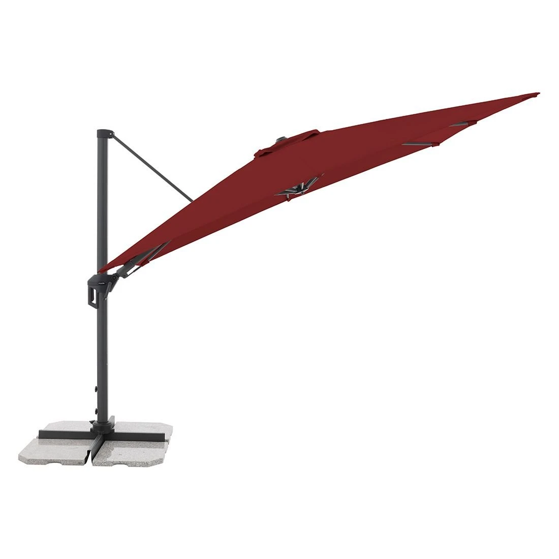 Doppler Active Green Edition Ampelschirm 310x210cm Bordeaux - Image 4