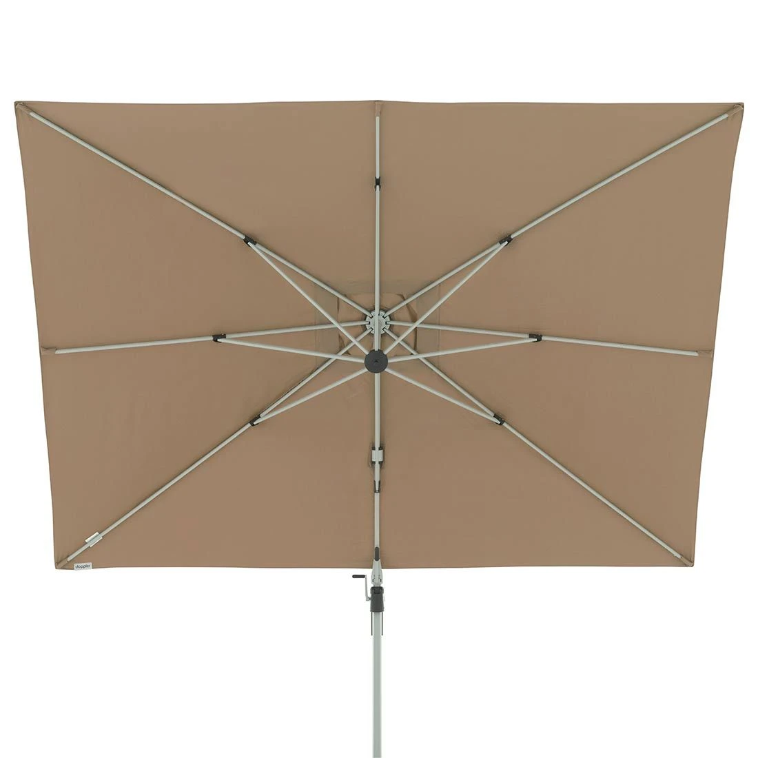 Doppler Active Pendelschirm 350x260cm Mit Windauslass Greige - Image 6