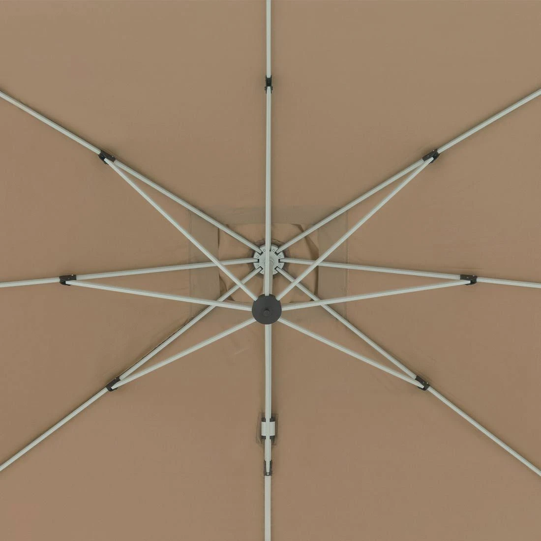 Doppler Active Pendelschirm 350x260cm Mit Windauslass Greige - Image 9