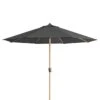 Doppler Alu-Wood Ultra Marktschirm Ø350cm Aluminium/Holzoptik Anthrazit