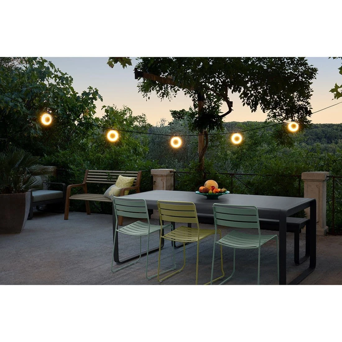 Fermob Hoop LED-AuĂenwandbeleuchtung 1200cm Kaktus â Bild 12