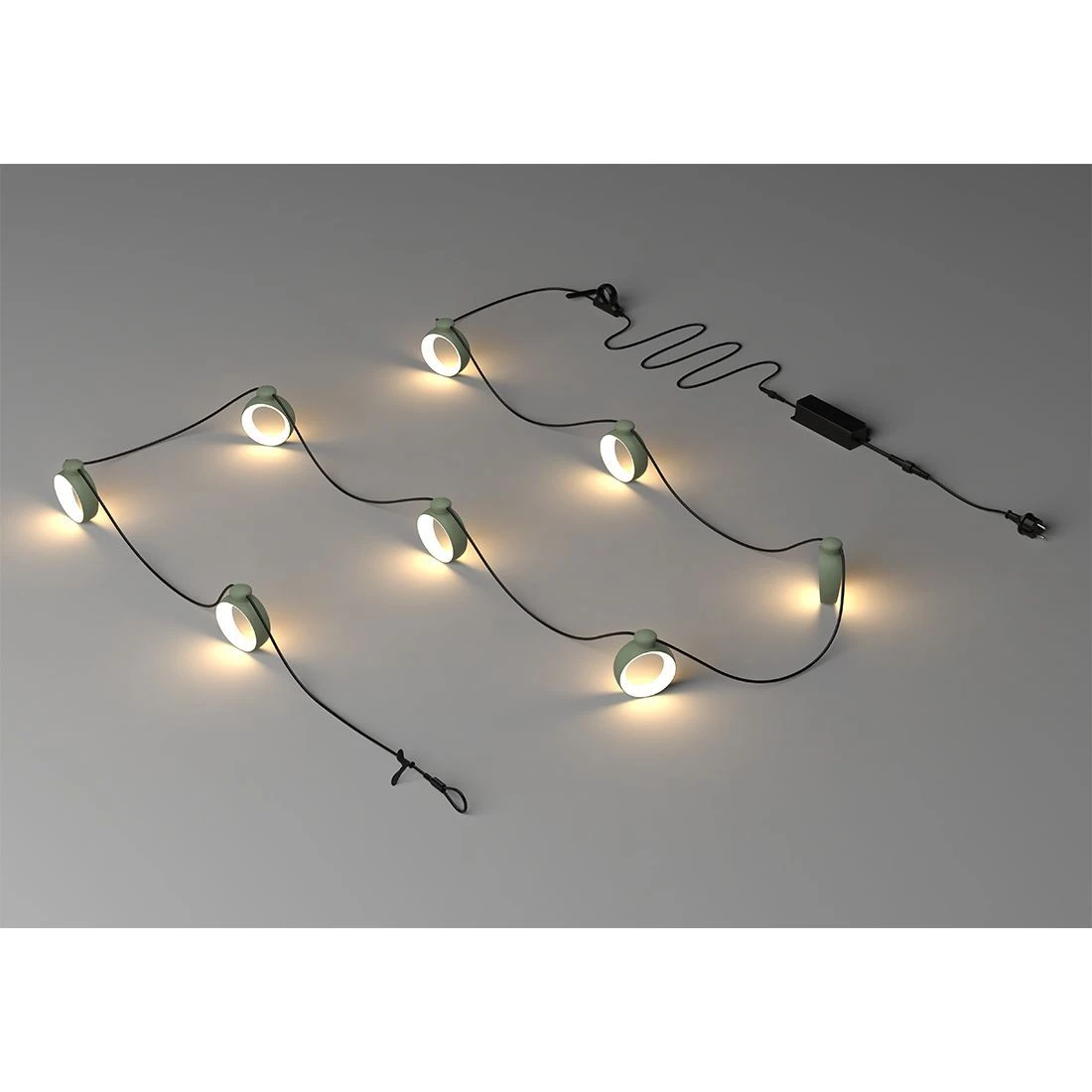 Fermob Hoop LED-AuĂenwandbeleuchtung 1200cm Kaktus â Bild 2