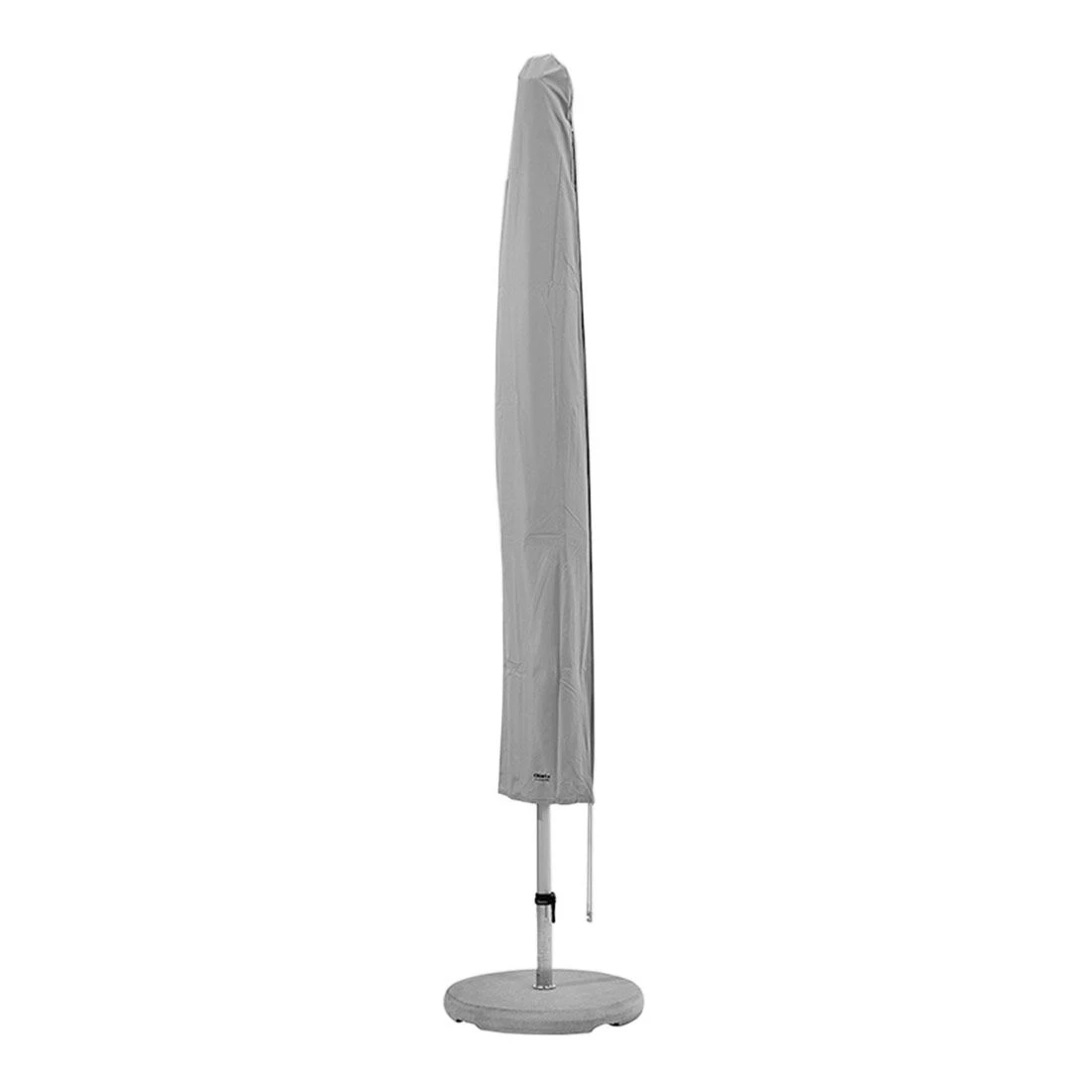 Glatz Sunwing C+ Ampelschirm Schutzhülle Mit Stab Und Reißverschluss Hellgrau