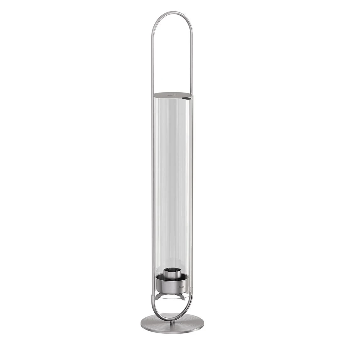 Höfats Oval Candle 55 Kerzenhalter Edelstahl/Glas Silber - Image 4