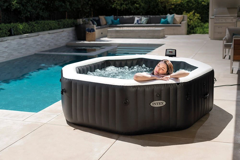 Intex PureSpa Jet + Bubble Deluxe Whirlpool 795 L Onyx Black â Bild 2