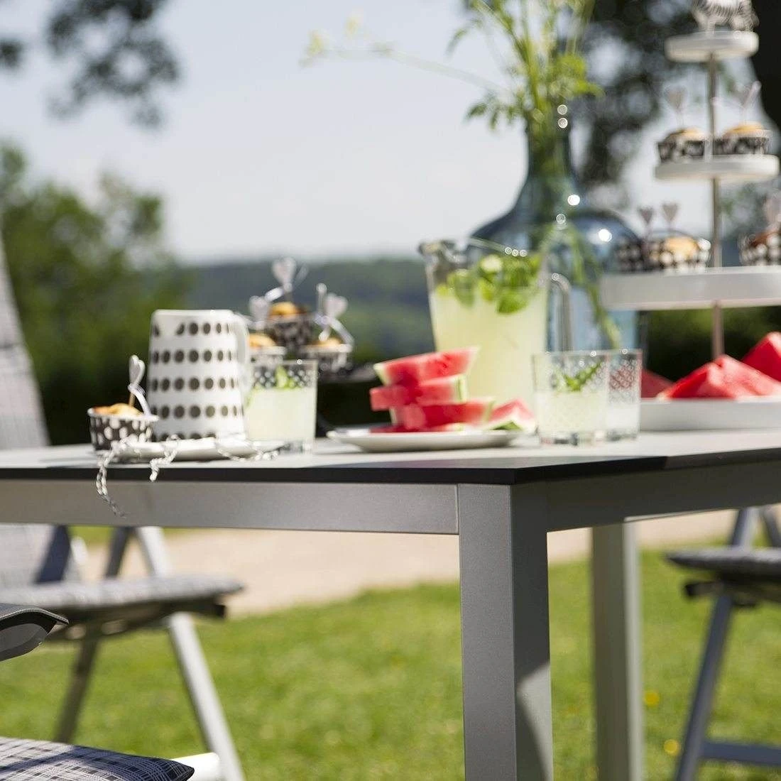 Kettler Cubic Tischgestell 160x95 Cm Aluminium Silber - Image 5