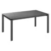 Kettler Float Gartentisch 140x70cm Aluminium/HPL Anthrazit/Jura Anthrazit