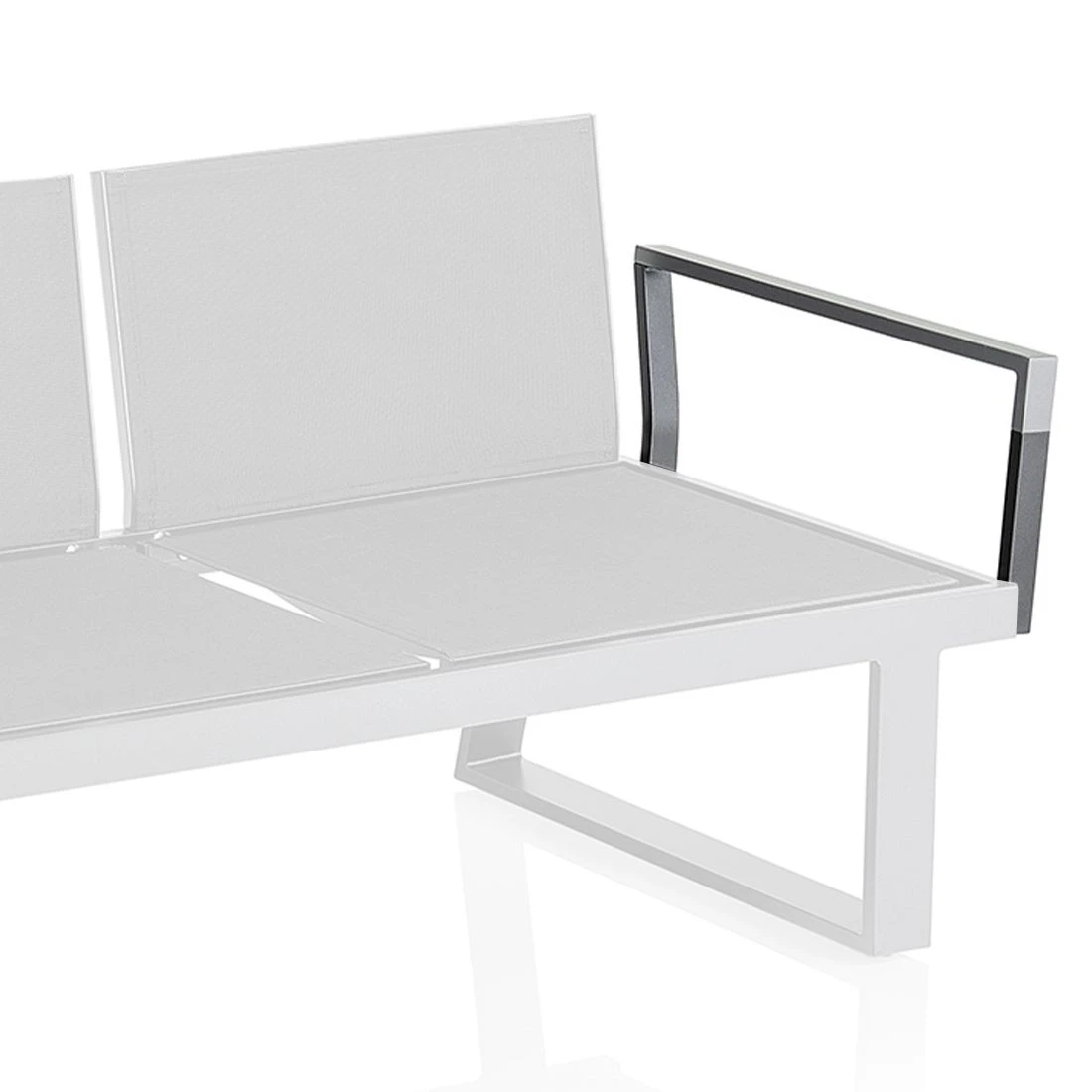 Kettler Rasmus Modular Armlehne Rechts Aluminium Anthrazit/Graphit