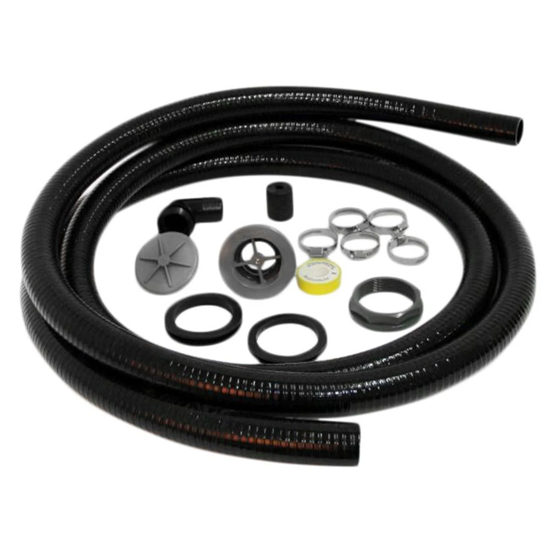 KIRAMI Original Breezy M Badefass-Set Hot Tub Ă170cm Dark Walnut/Light Grey â Bild 10