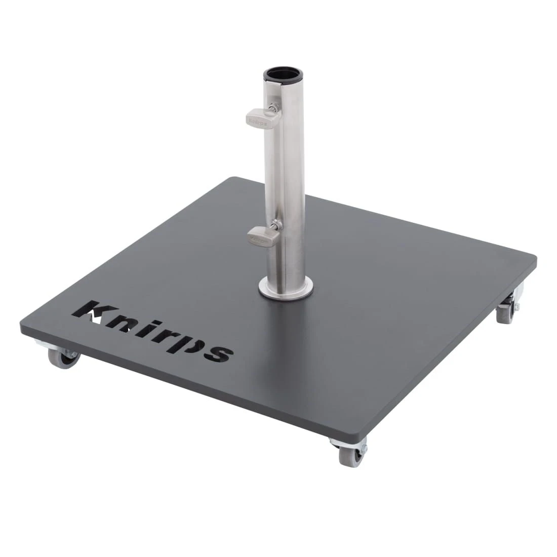 Knirps SchirmstÀnder Stahlplatte 50kg Mit Rollen Anthrazit