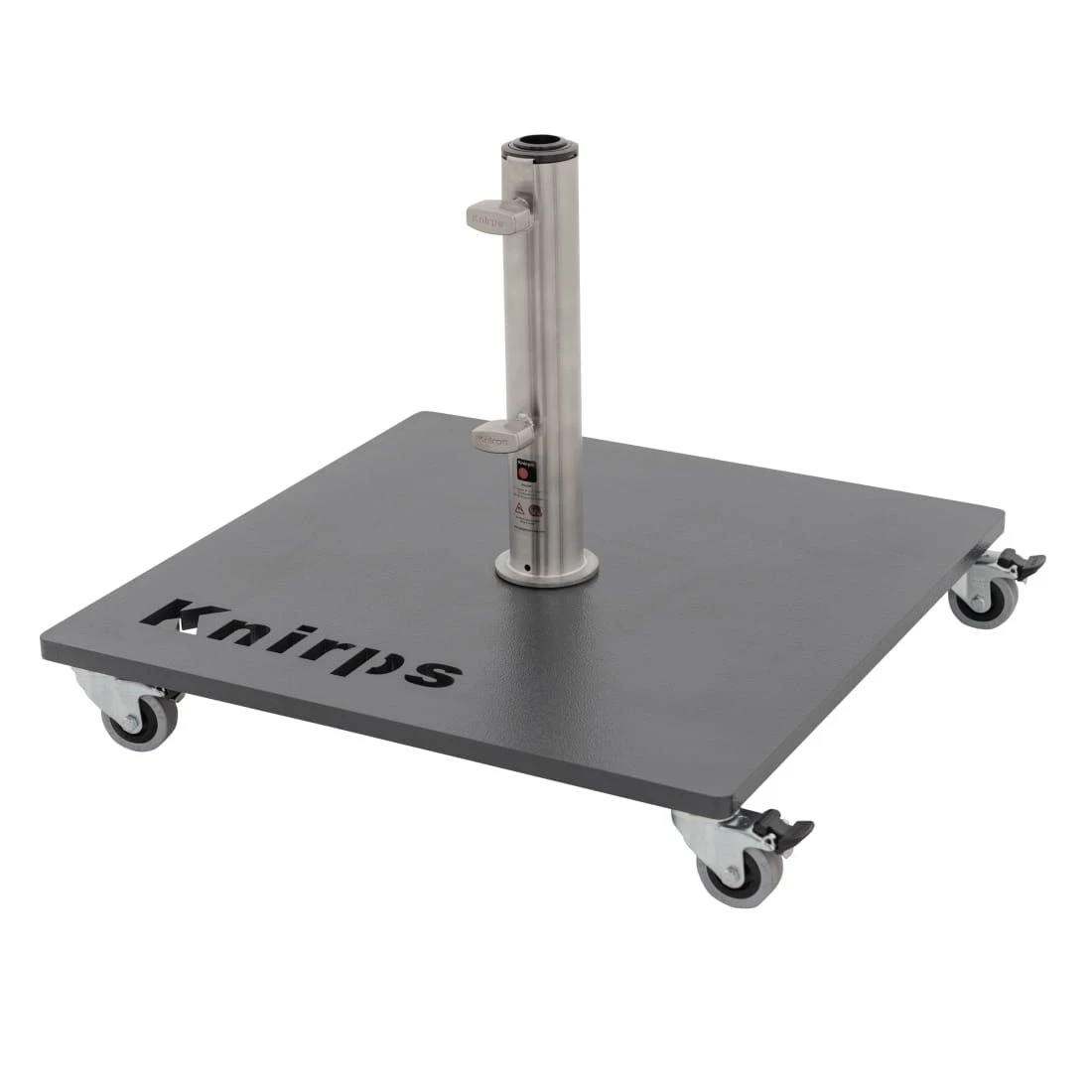 Knirps SchirmstĂ€nder Stahlplatte 50kg Mit Rollen Anthrazit â Bild 2