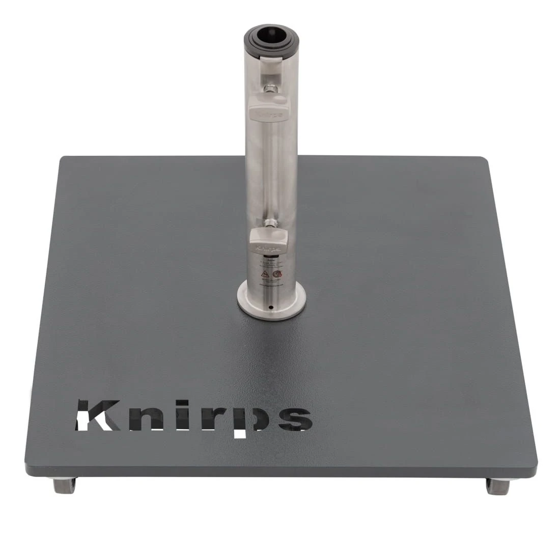 Knirps SchirmstĂ€nder Stahlplatte 50kg Mit Rollen Anthrazit â Bild 3