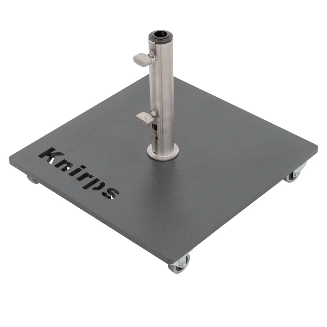 Knirps SchirmstĂ€nder Stahlplatte 50kg Mit Rollen Anthrazit â Bild 4