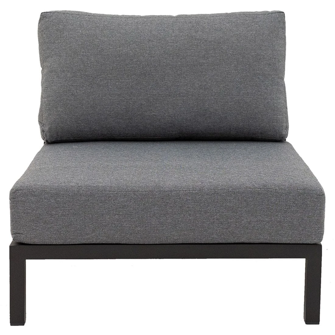 LC Garden Sondrino Mittelmodul 80x90 Cm Aluminium/Polyester Anthrazit/Off-White-Schwarz - Image 2