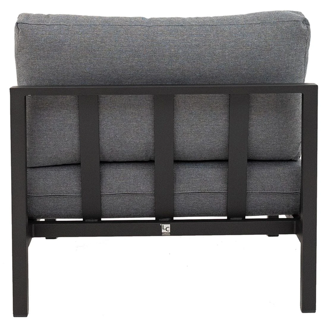 LC Garden Sondrino Mittelmodul 80x90 Cm Aluminium/Polyester Anthrazit/Off-White-Schwarz - Image 3