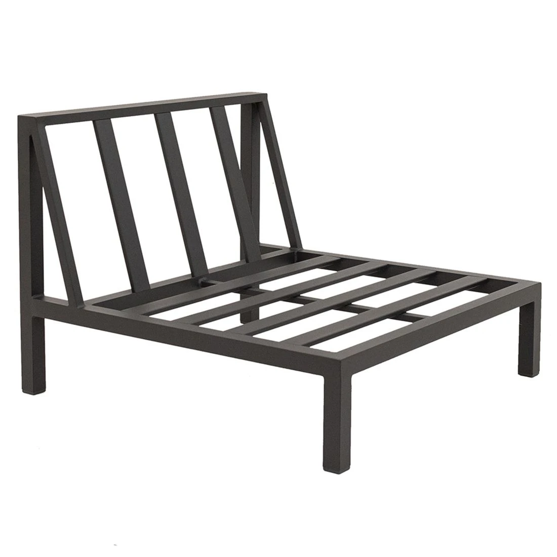 LC Garden Sondrino Mittelmodul 80x90 Cm Aluminium/Polyester Anthrazit/Off-White-Schwarz - Image 4