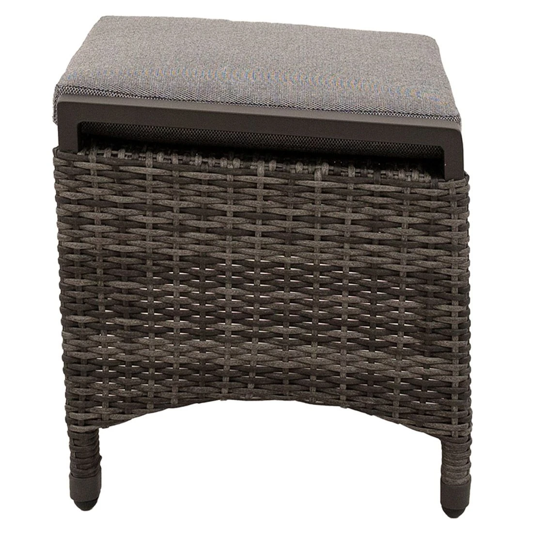 LC Garden Vivera Gartenhocker Aluminium/Geflecht Anthrazit/Omega-Anthrazit – Bild 3