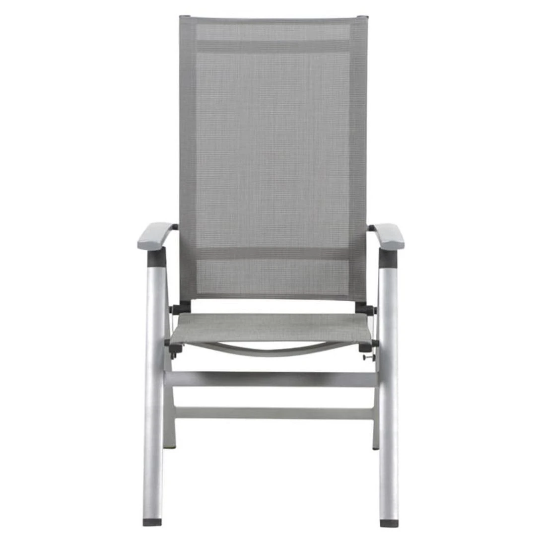 MWH Fabulo Klappsessel Aluminium/Textilene Silber/Grau - Image 2