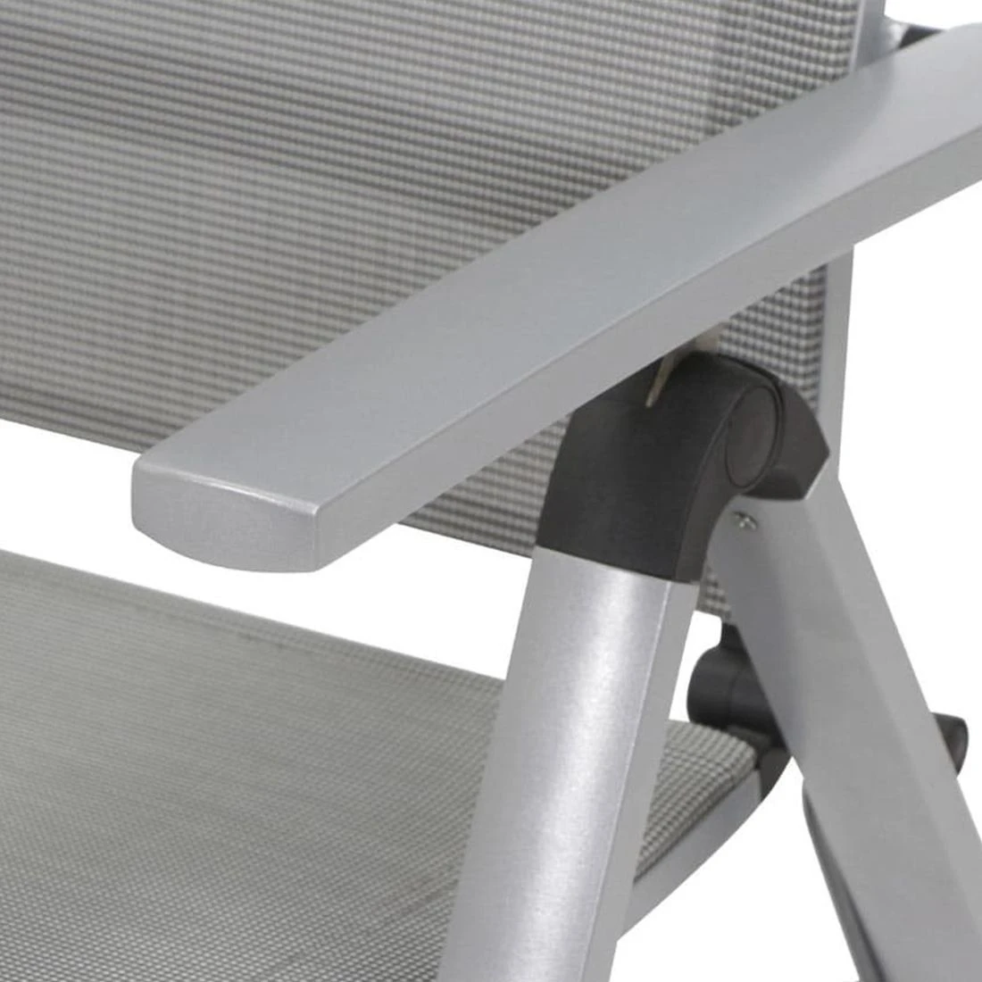 MWH Fabulo Klappsessel Aluminium/Textilene Silber/Grau - Image 7