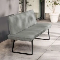Niehoff Elba Loungebank 160 Cm Stahl/Olefin Grau/Anthrazit
