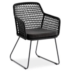 Niehoff Kubu Gartensessel Aluminium/Rope/Olefin Anthrazit