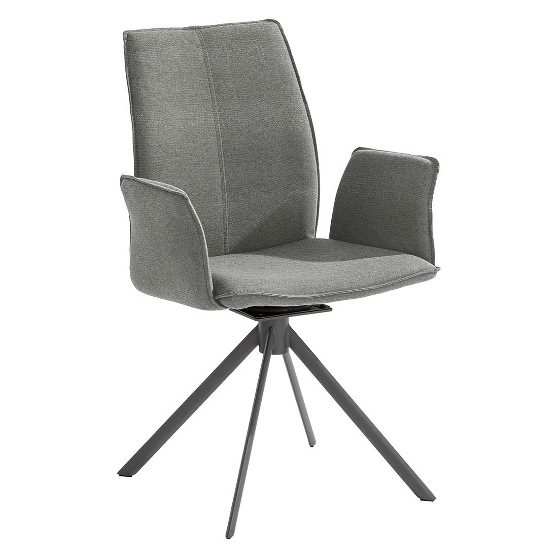 Niehoff Portofino Loungesessel Stahl/Olefin Anthrazit/Grau