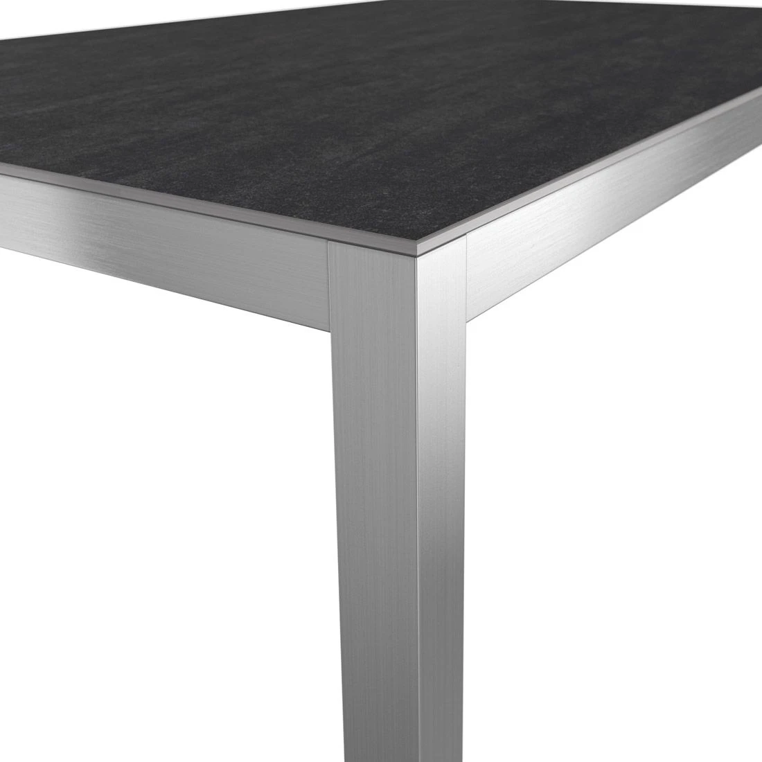 OUTLIV. Gartentisch 160x90cm Edelstahl/Dekton Silber/Bromo â Bild 5