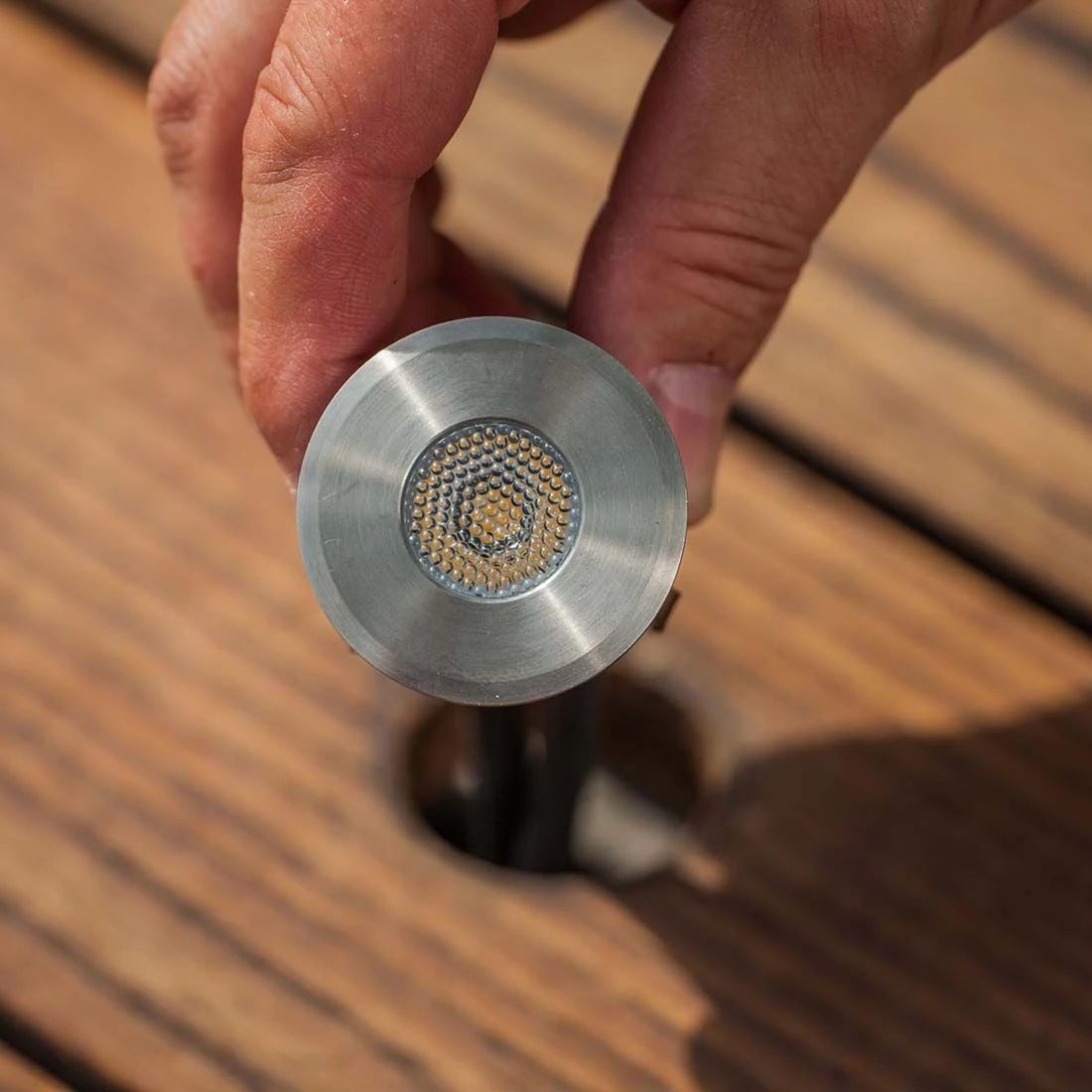 OUTLIV. Smart Light Starter-Set "3 Decklights Mit Transformator" Schwarz/Silber - Image 4