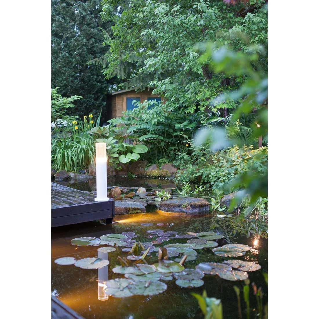 OUTLIV. Smart Light Starter-Set "3x Gartenleuchten Mit Dämmerungssensor" Silber/Schwarz - Image 9