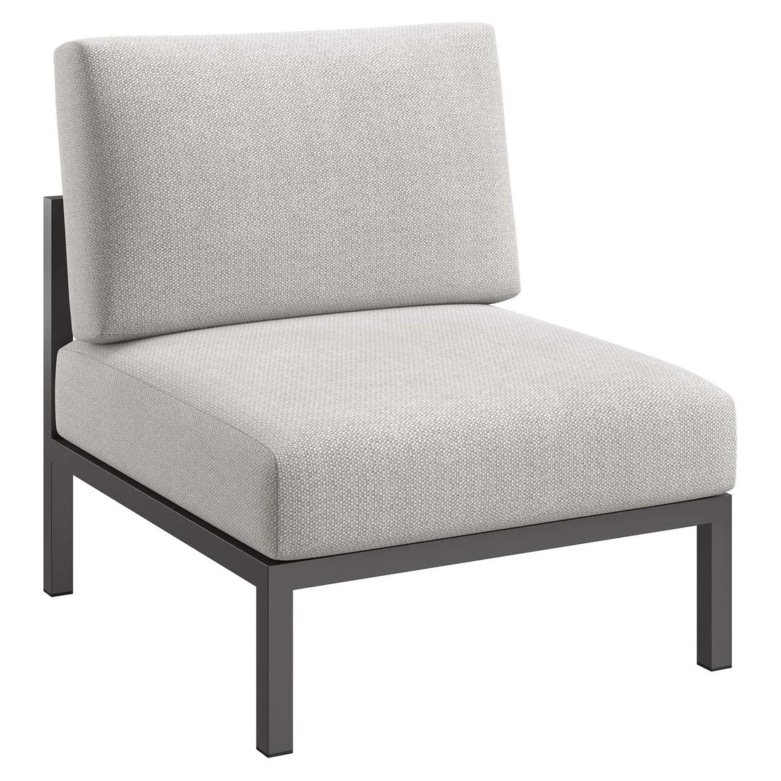 OUTLIV. Toskana Mittelmodul Aluminium/Sunproof Anthrazit/Hellgrau - Image 2