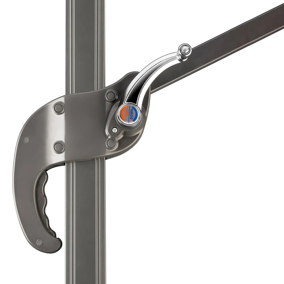 Schneider® Schneider Rhodos Junior Ampelschirm 230x230cm Anthrazit/Rot - Image 9