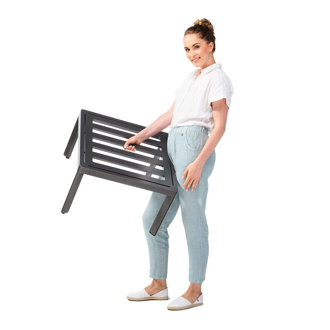 Sieger Lugo Lounge Basis Aluminium Eisengrau - Image 6