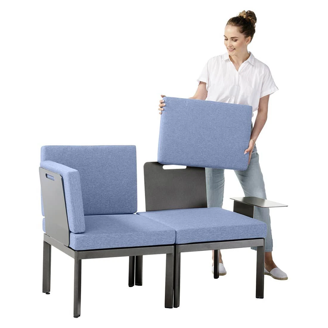 Sieger Lugo Lounge Basis Aluminium Eisengrau - Image 7