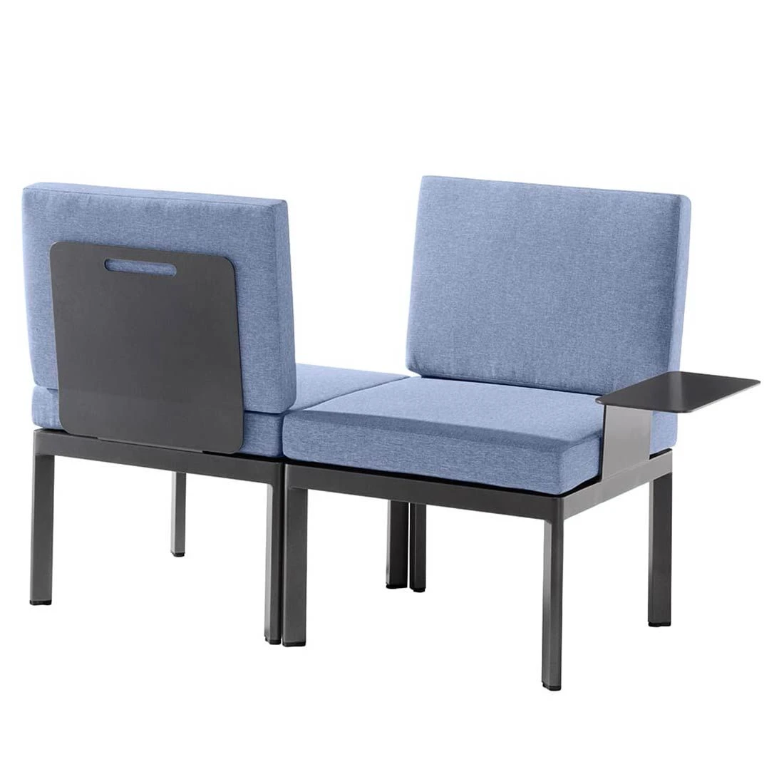 Sieger Lugo Lounge Basis Aluminium Eisengrau - Image 8