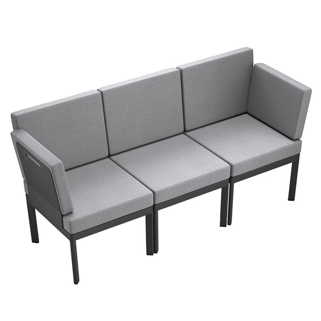Sieger Lugo Lounge Basis Aluminium Eisengrau - Image 9