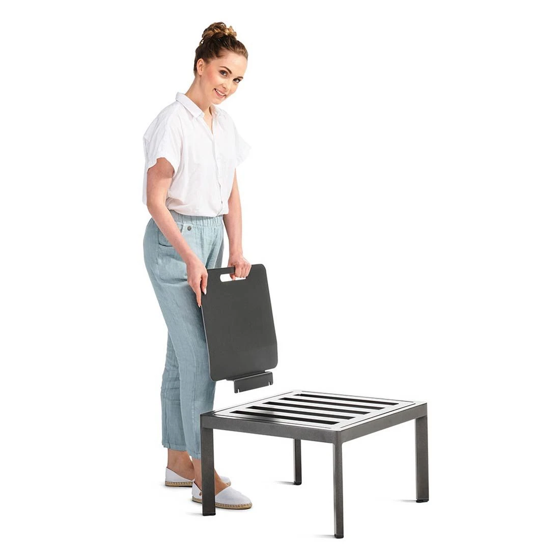 Sieger Lugo Rücken-/Seitenelement Aluminium Eisengrau – Bild 3