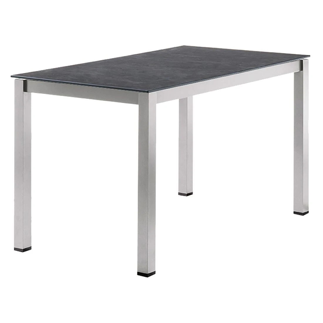 Sieger Gartentisch-Gestell 120x80cm Aluminium Graphit - Image 2