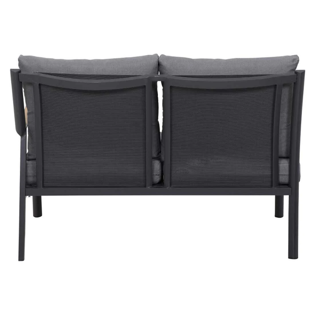 Siena Garden Londra Eck-/Endmodul Aluminium/Ranotex Anthrazit/Schwarz-Silber - Image 5