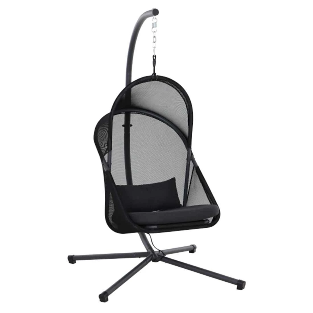 Siena Garden Yobaya HĂ€ngesessel Stahl/Polyester Inkl. Kissen Anthrazit/Cool Black