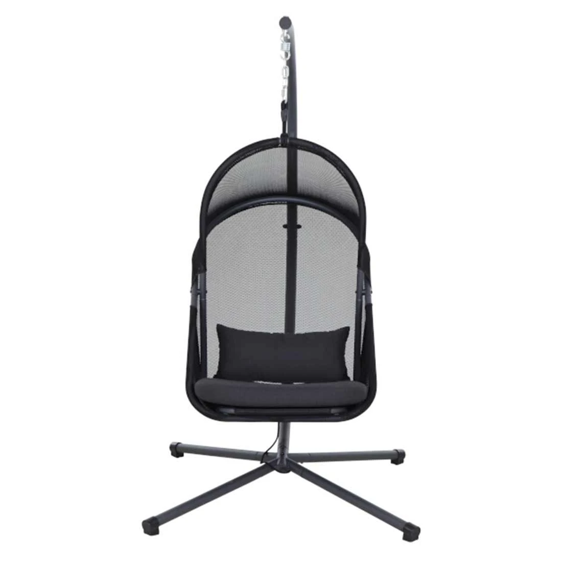 Siena Garden Yobaya HĂ€ngesessel Stahl/Polyester Inkl. Kissen Anthrazit/Cool Black - Image 2