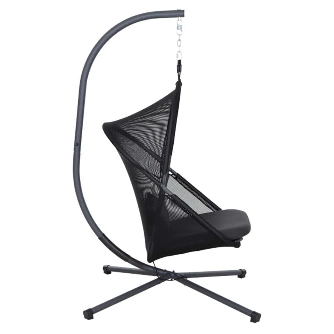 Siena Garden Yobaya HĂ€ngesessel Stahl/Polyester Inkl. Kissen Anthrazit/Cool Black - Image 3