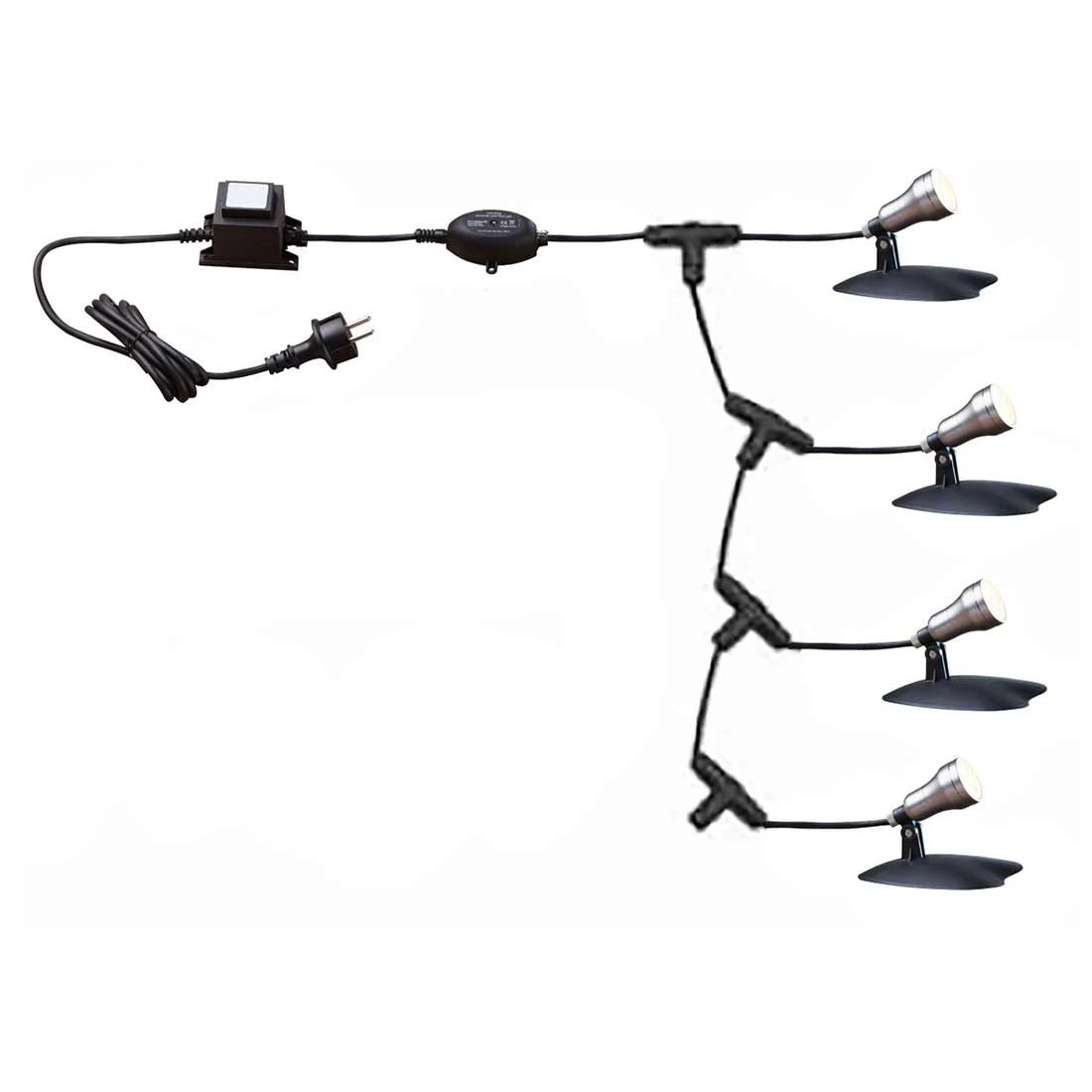 OUTLIV. Smart Light Spot Metall Silber/Schwarz - Image 3